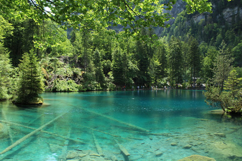Sehenswürdigkeiten Schweizer Alpen - Blausee